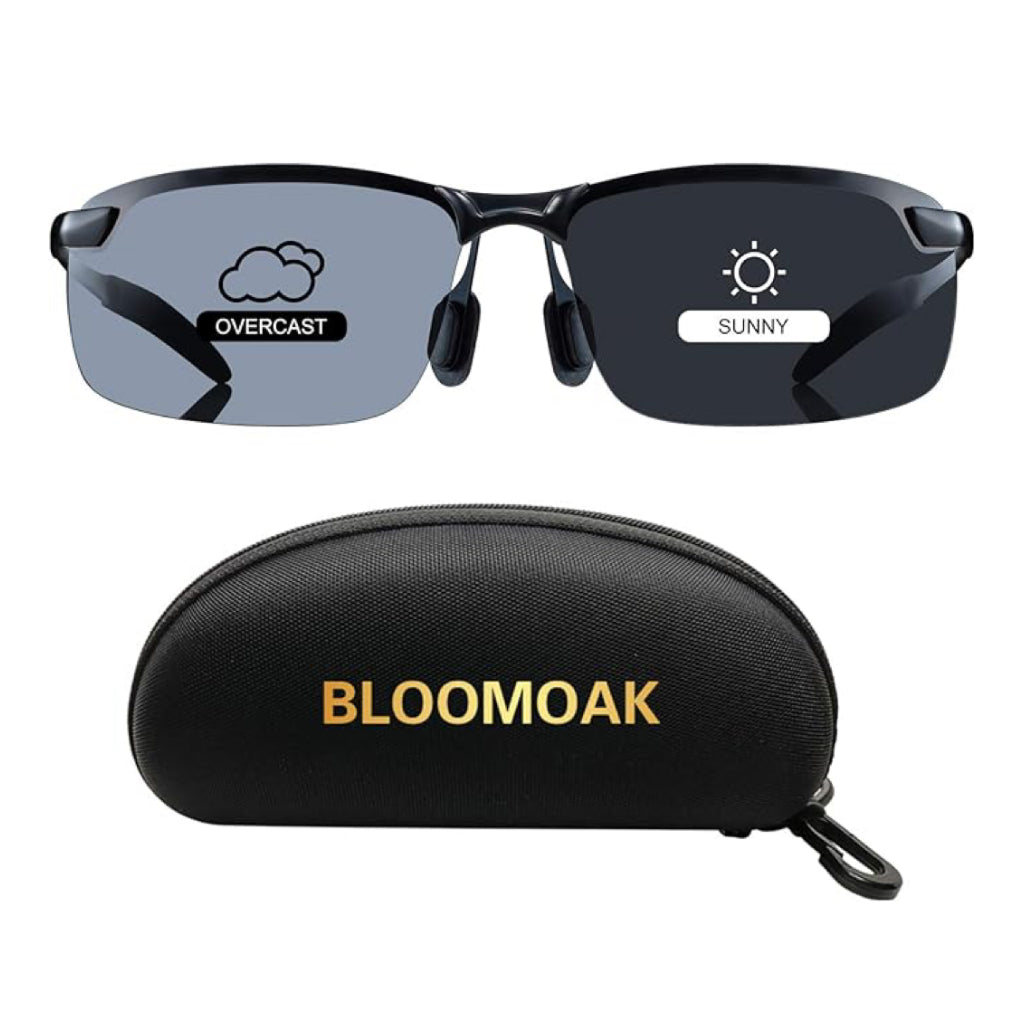 Bloomoak Photochromic Driving Sunglasses Photochromism Polarizatio