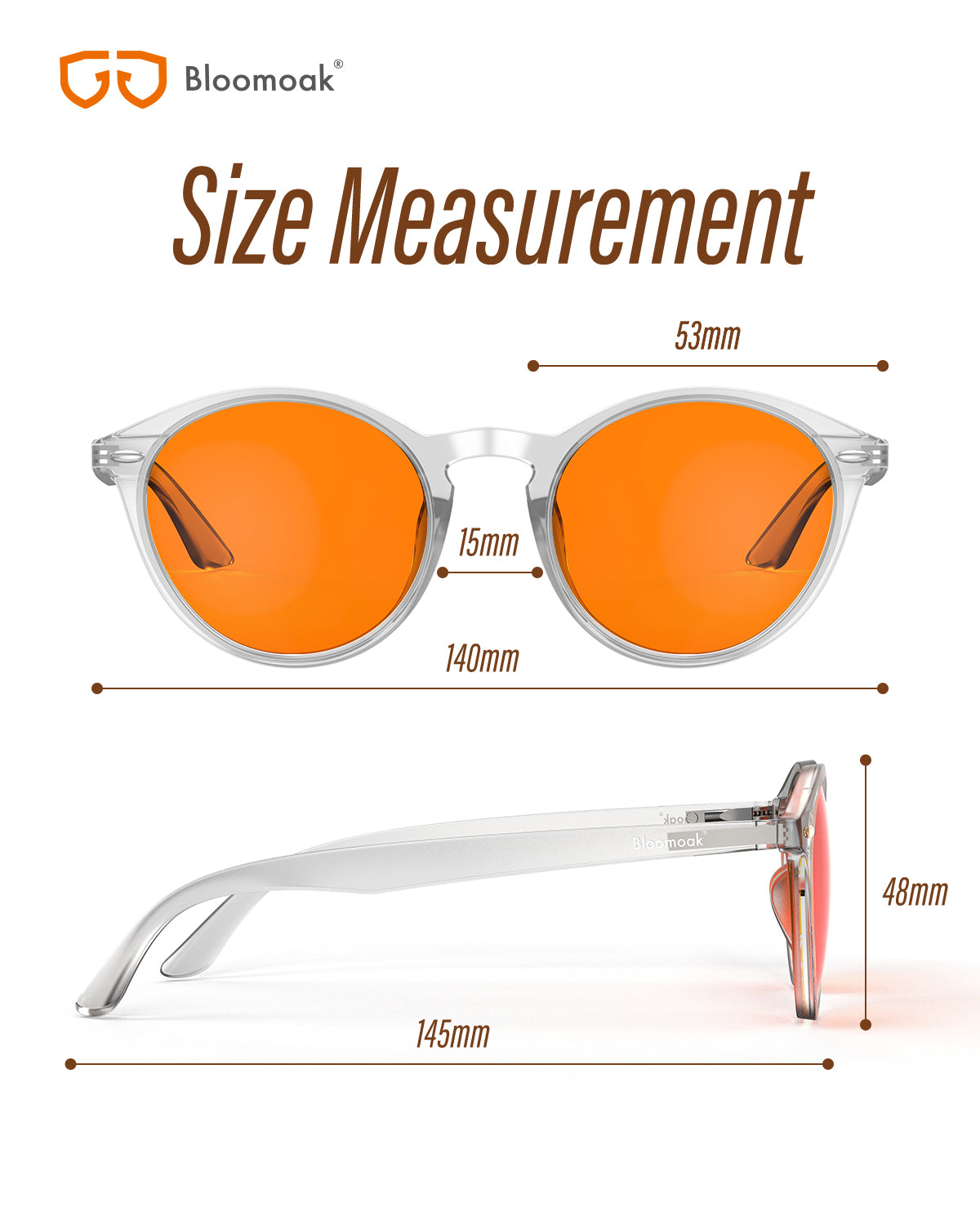 Orange lens computer glasses on sale